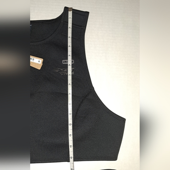 💕NWT SKIMS Sporty Scuba Wetsuit Swim Top + Hipster Swimsuit Set Black ONYX 3X - Picture 6 of 13